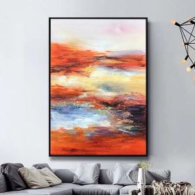 100% Hand Painted Abstract scenery Oil Painting On Canvas Wall Art Frameless Picture Decoration For Live Room Home Decor Gift