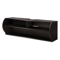 48.5" 2 Tier Modern Wall Mounted Hanging Floating Shelf