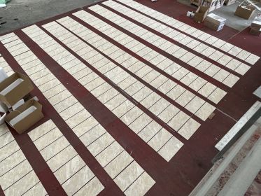 12*24 Gold Yellow Beige natural marble, for wall, FS textured finished, 3D fluted marble, natural stone